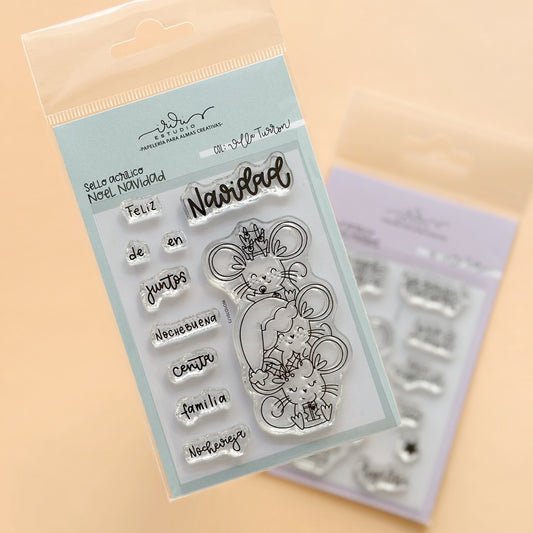 SELLO NOEL NAVIDAD (A7) (nuevo) - VILLA TURRÓN - SCRAPBOOKING