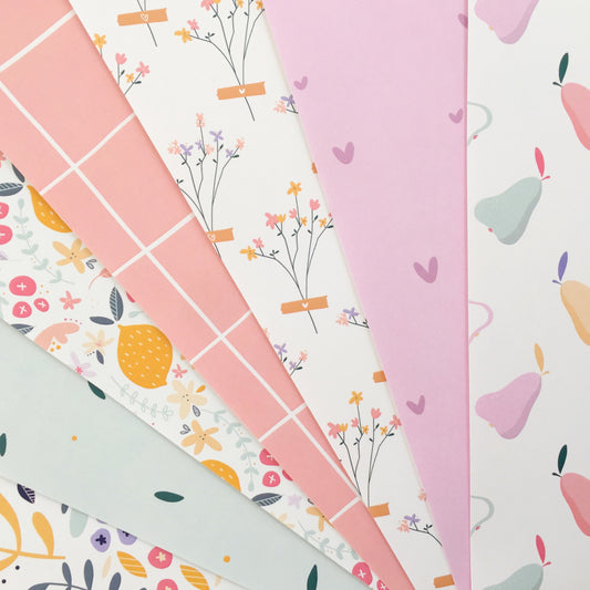 BLOC 30 PAPELES GUAYEDRA 12X12" - SCRAPBOOKING