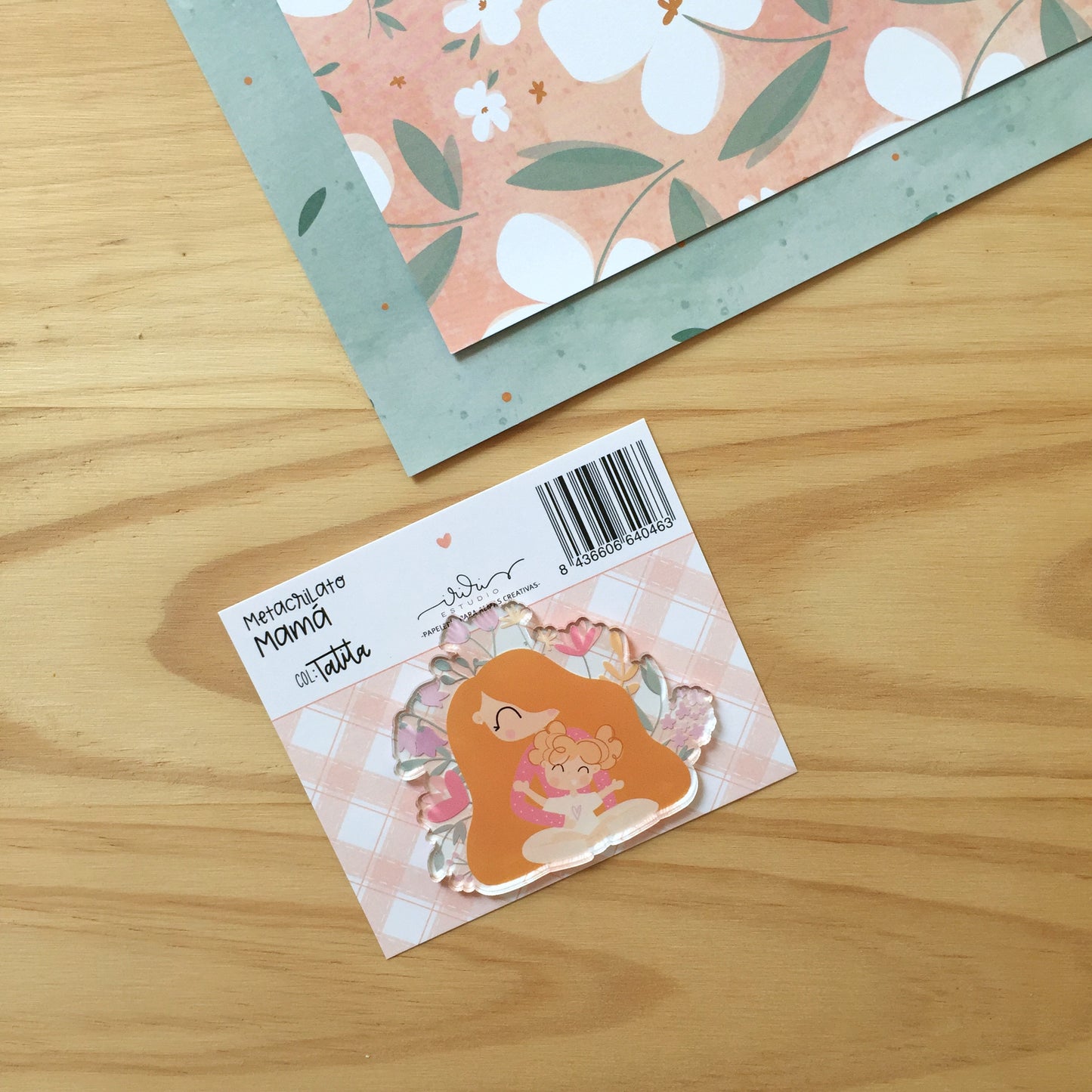 METACRILATO MAMÁ - TATITA - SCRAPBOOKING