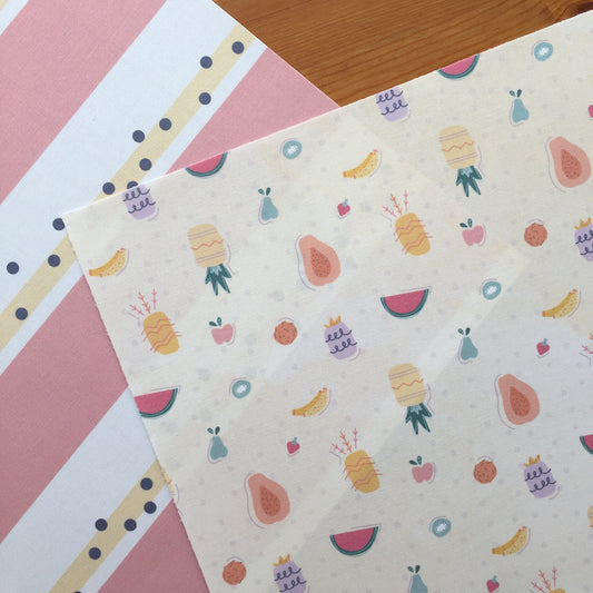 PACK 2 TELAS DE ENCUADERNAR DISFRUTA - CAIPIRIÑA - SCRAPBOOKING