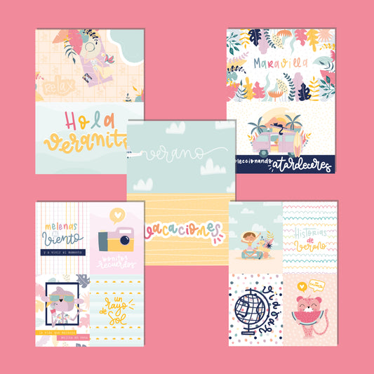 PACK TARJETAS MOGÁN - COLEC. FÉNIX - REPO BAJO PEDIDO - SCRAPBOOKING