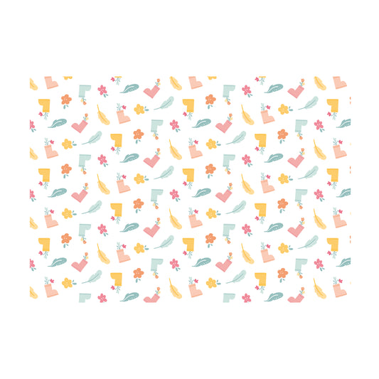 TELA EN ROLLO BOTITAS - COLORÍN COLORADO - SCRAPBOOKING