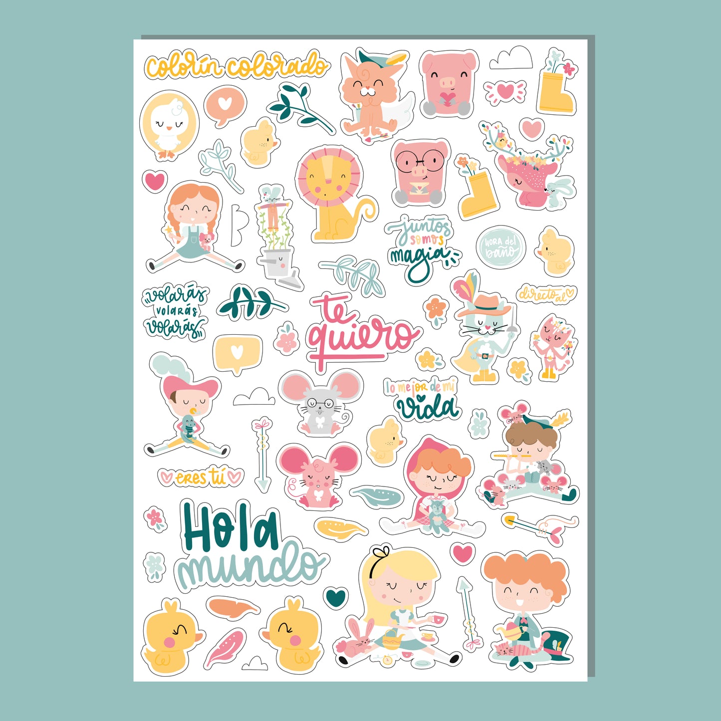 DIE CUTS COLORÍN COLORADO - SCRAPBOOKING