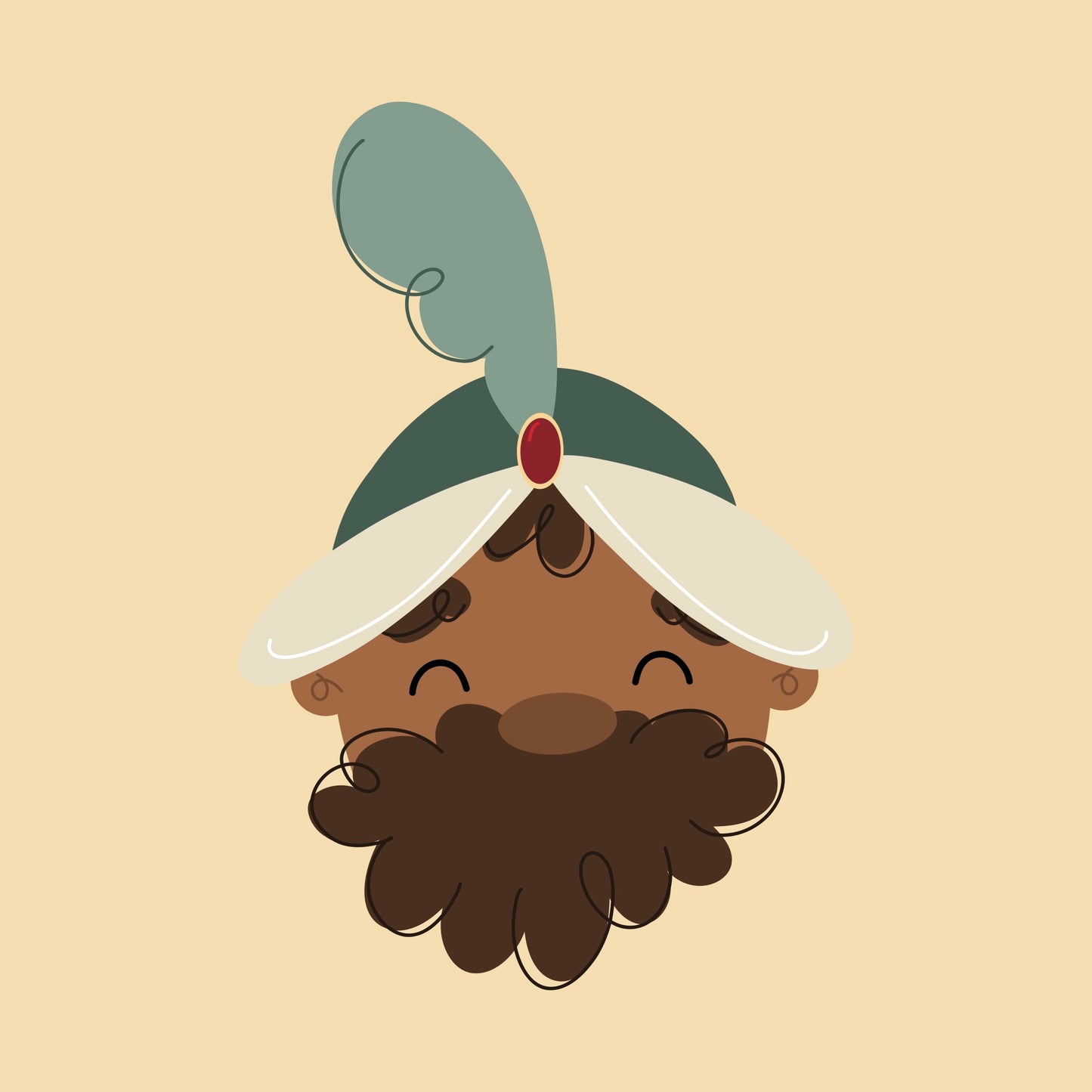 PEGATINA DTF UV BALTASAR - FRANELA - SCRAPBOOKING