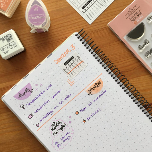 SELLO MIS PLANES (A7) - ORGANIZACIÓN - IMPERDIBLES - SCRAPBOOKING