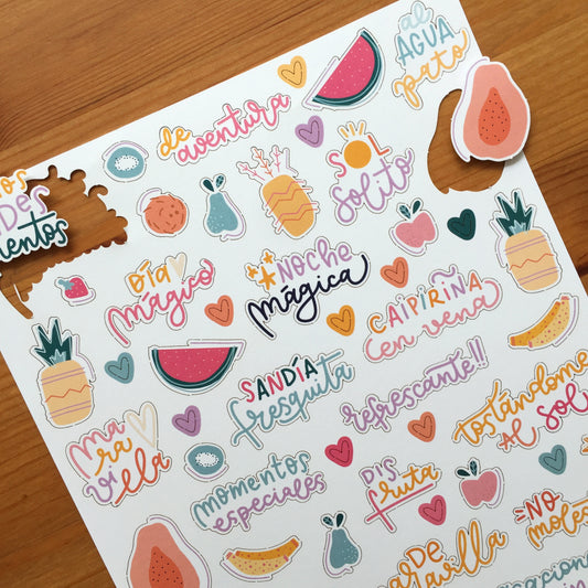 DIE CUTS DISFRUTANDO - CAIPIRIÑA - SCRAPBOOKING
