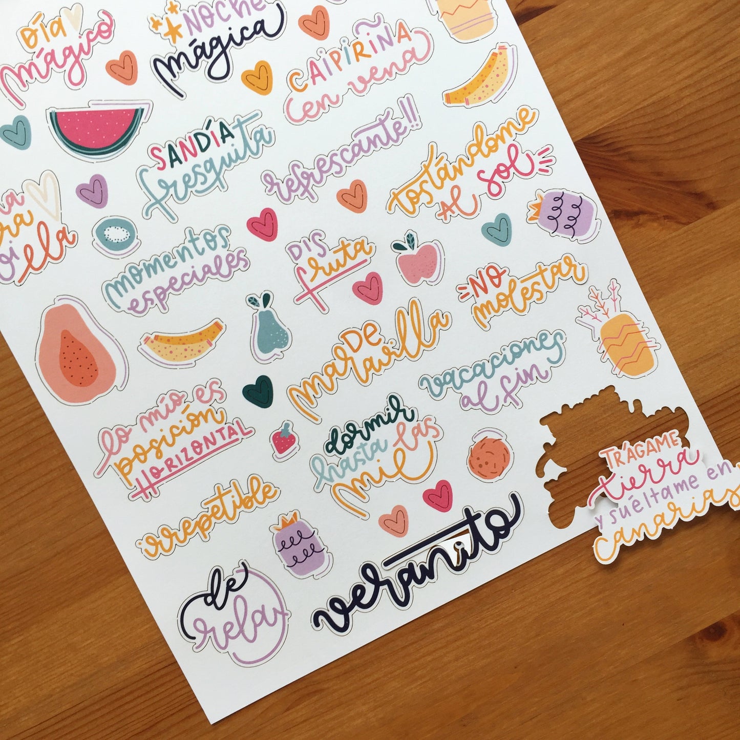 DIE CUTS DISFRUTANDO - CAIPIRIÑA - SCRAPBOOKING