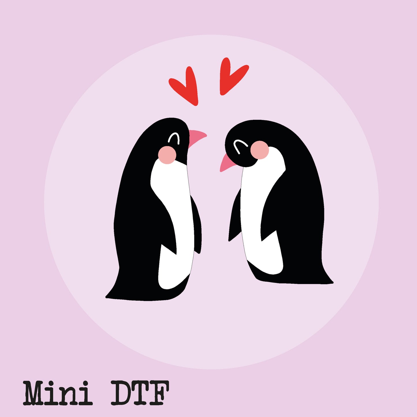 MINI PEGATINA PINGÜINOS DTF - IMPERDIBLES - SCRAPBOOKING