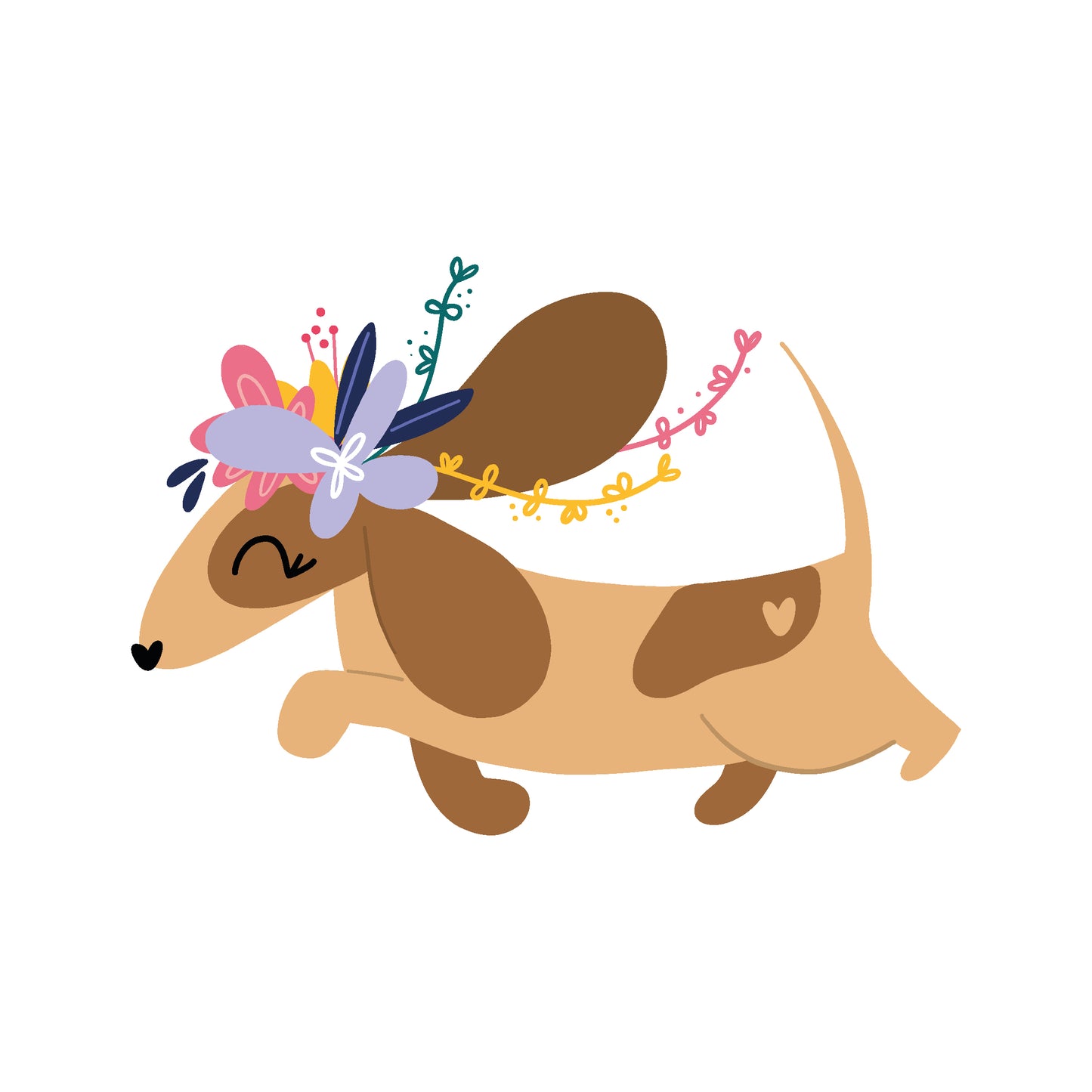 PEGATINA PERRO SALCHICHA GUAYEDRA DTF - IMPERDIBLES - REPO BAJO PEDIDO - SCRAPBOOKING