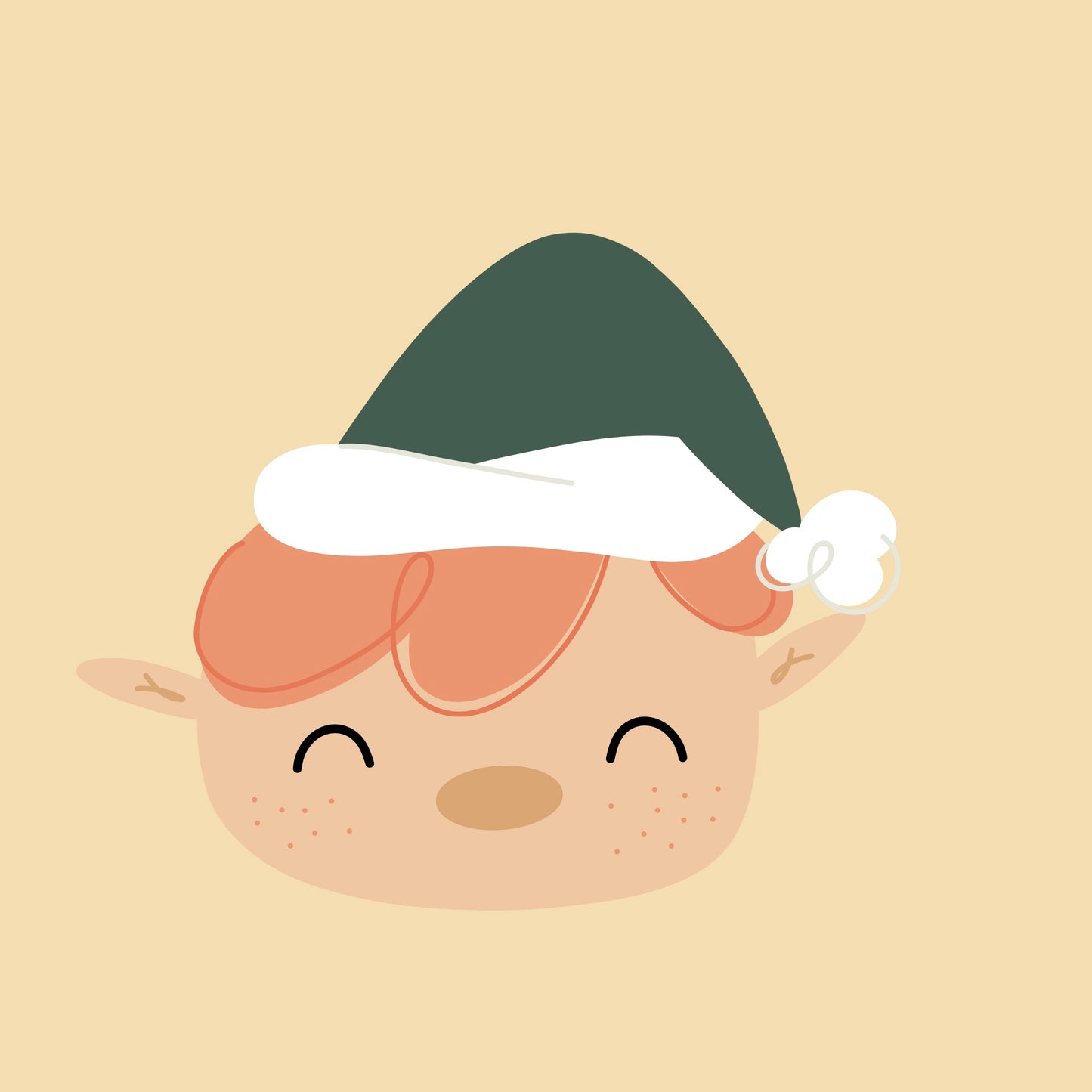 PEGATINA DTF UV ELFO - FRANELA - SCRAPBOOKING