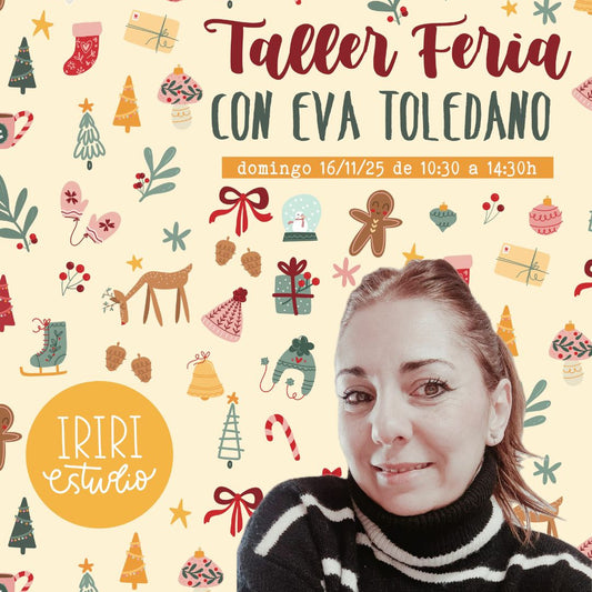 RESERVA TALLER CON EVA TOLEDANO EN LA FERIA SCRAP, CREA Y DECORA -  DOMINGO 16/11/25 DE 10:30 A 14:30H