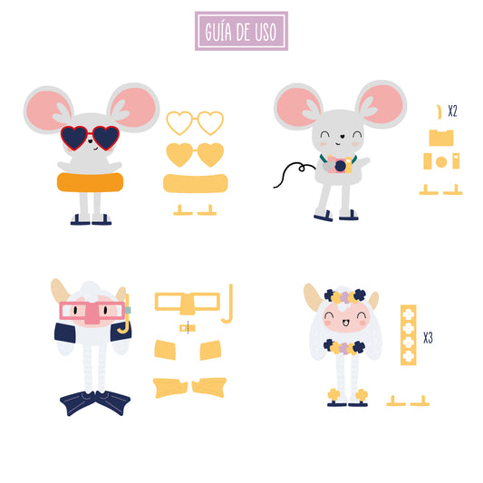 TROQUEL COMPLEMENTOS VACACIONES - COL. INFINITA - SCRAPBOOKING