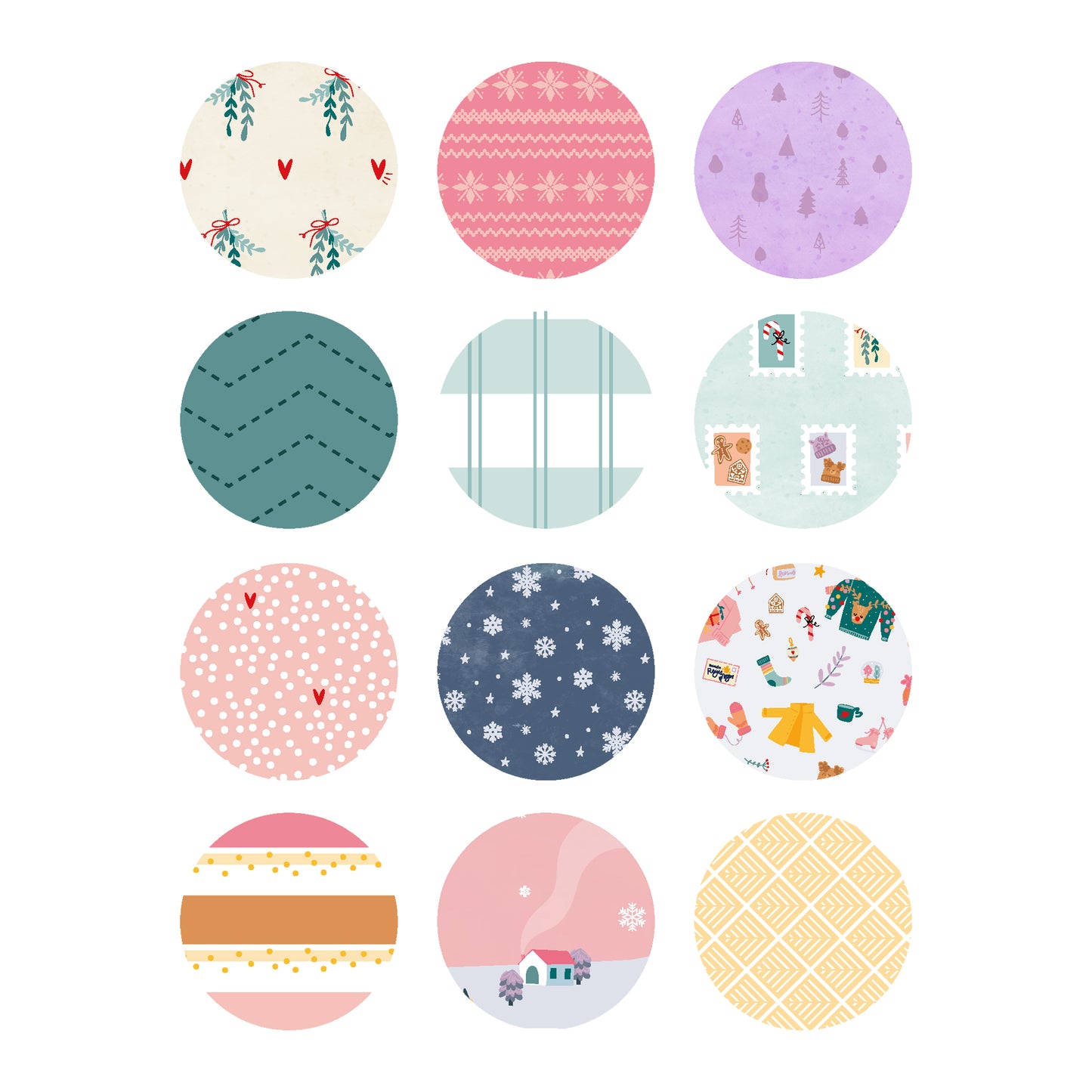 MINI ESTAMPADOS YETI - COLEC. INFINITA - SCRAPBOOKING