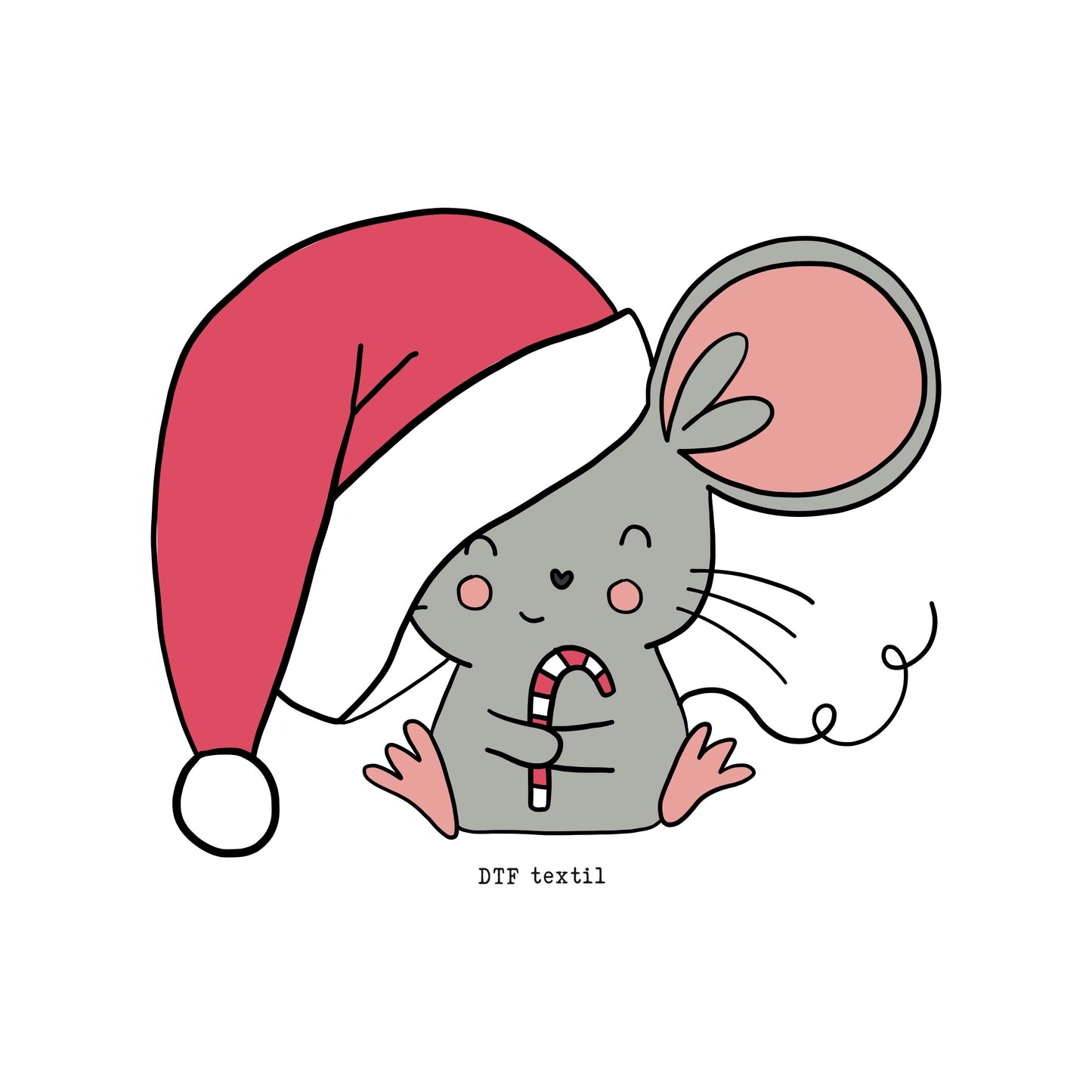 PEGATINA DTF TEXTIL TURRÓN NOEL - SCRAPBOOKING