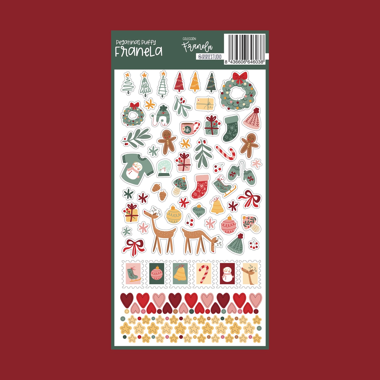 RESERVA PEGATINAS PUFFY FRANELA - SCRAPBOOKING