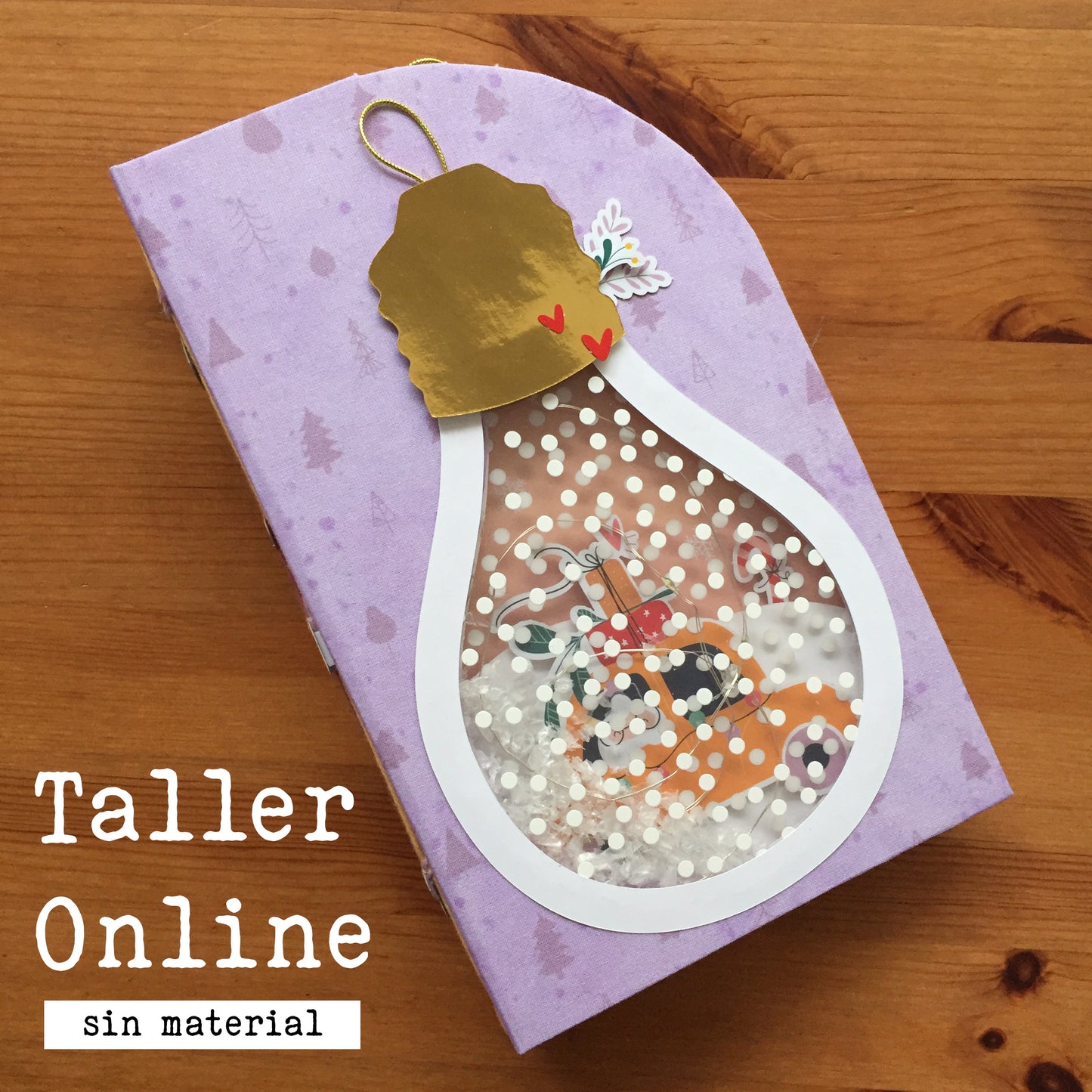 TALLER ONLINE YETI BOMBILLA SIN MATERIAL - SCRAPBOOKING