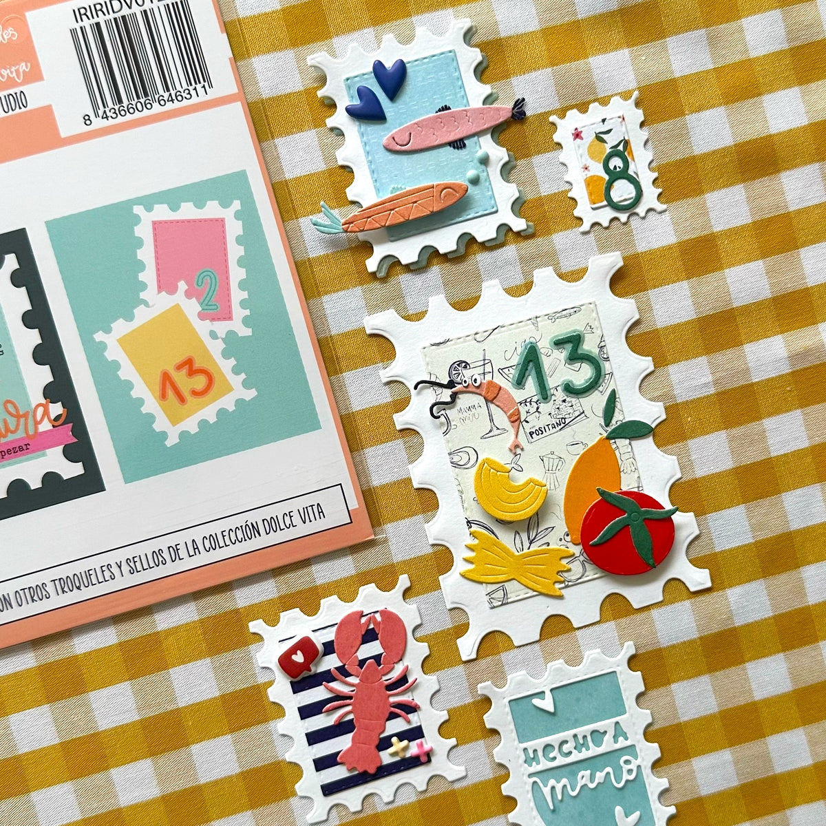 TROQUEL POSTALES - DOLCE VITA - IMPERDIBLES - SCRAPBOOKING