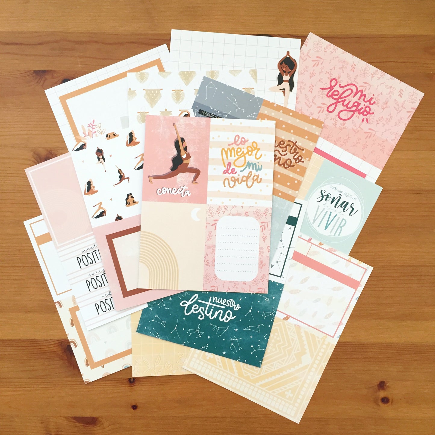 PACK TARJETAS CALMA - SCRAPBOOKING