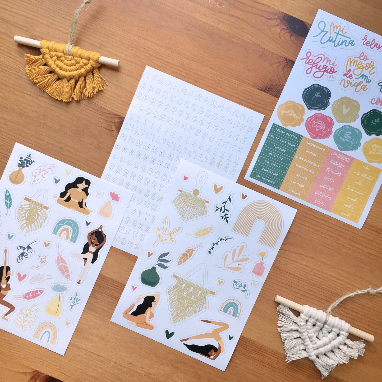 PEGATINAS CALMA - SCRAPBOOKING