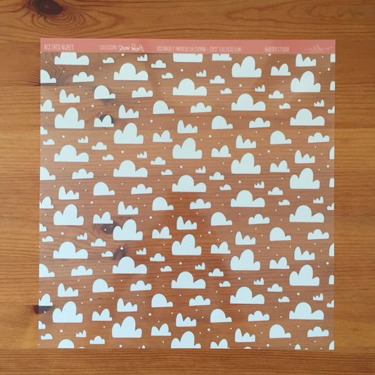 ACETATO NUBES - SCRAP POWER - REPO BAJO PEDIDO - SCRAPBOOKING