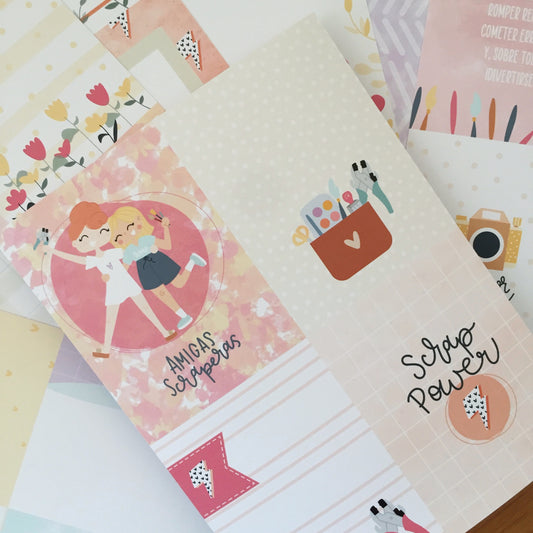 PACK TARJETAS SCRAP POWER - REPO BAJO PEDIDO - SCRAPBOOKING