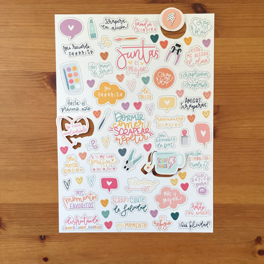 DIE CUTS VIDA SCRAPERA - SCRAP POWER - SCRAPBOOKING