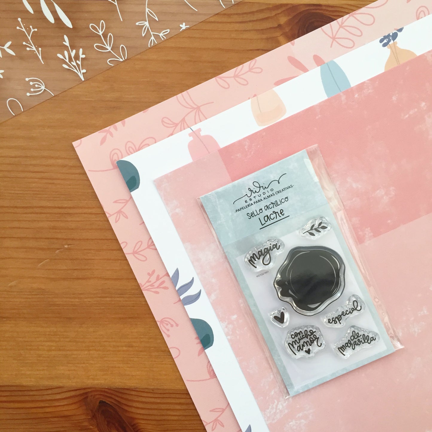 SELLO LACRE (5X7) - CALMA - SCRAPBOOKING