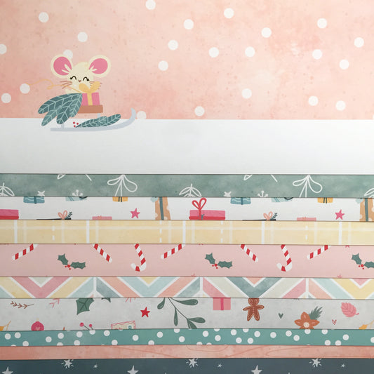 KIT 12 PAPELES VILLA TURRÓN - 12X12" 1 CARA - SCRAPBOOKING