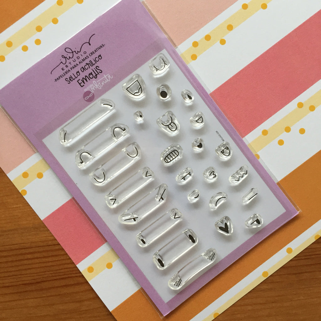 SELLO EMOJIS (A7) - COL. INFINITA - SCRAPBOOKING