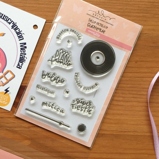 SELLO GUATEQUE (A7) - EXTRA DEL KIT METÁLICA JUNIO 2024 - EXCLUSIVO SUSCRIPTORAS - SCRAPBOOKING