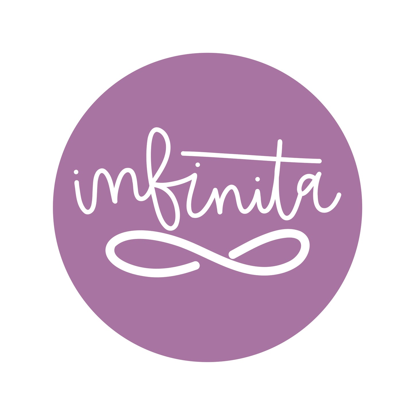 PEGATINA DTF LOGO INFINITA - SCRAPBOOKING