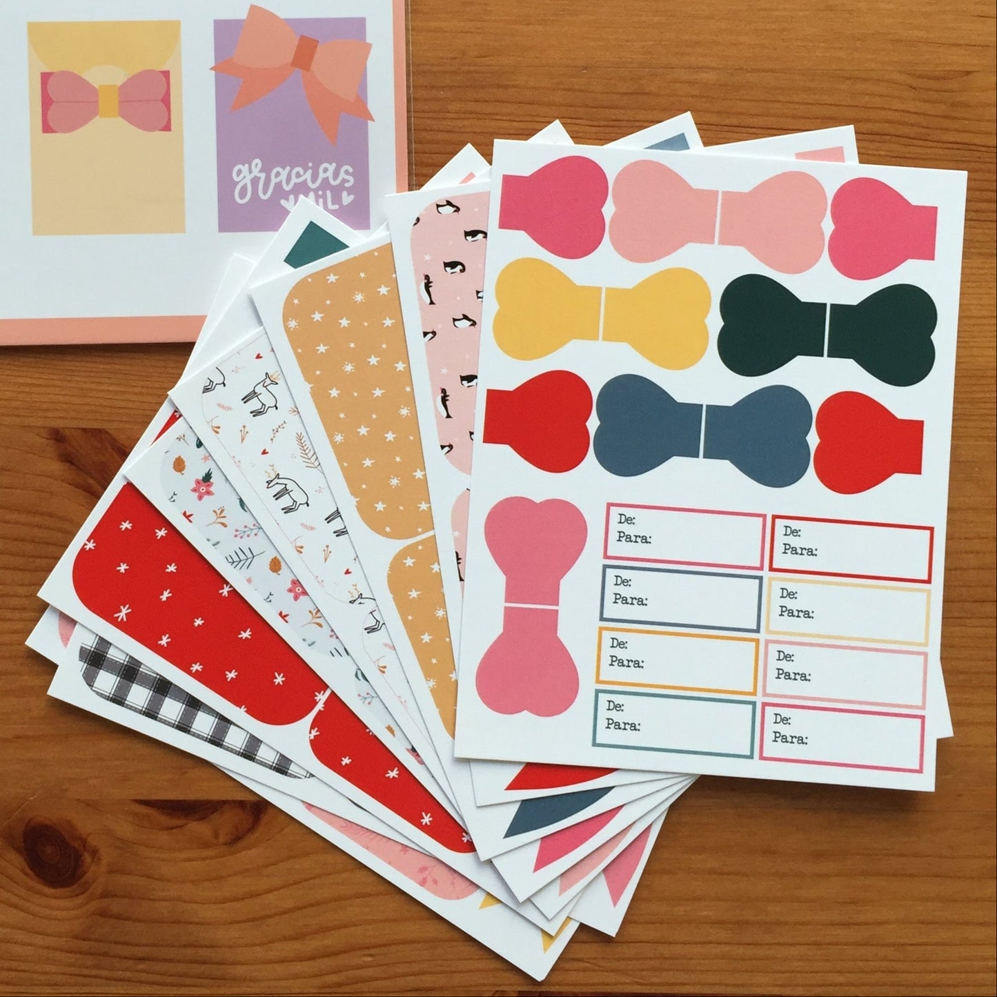 MINI ESTAMPADOS SOBRES  - EXTRA DEL KIT METÁLICA NOVIEMBRE 2024 - EXCLUSIVO SUSCRIPTORAS - SCRAPBOOKING