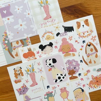 PACK TARJETAS COMPLEMENTOS VIBRA - SCRAPBOOKING