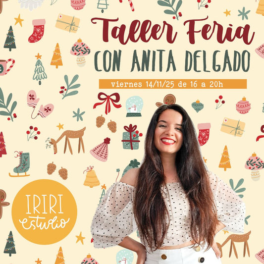 RESERVA TALLER CON ANITA DELGADO EN LA FERIA SCRAP, CREA Y DECORA -  VIERNES 14/11/25 DE 16 A 20H