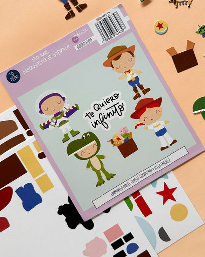PACK HASTA EL INFINITO (troquel + troquelable) - COLEC. INFINITA - SCRAPBOOKING