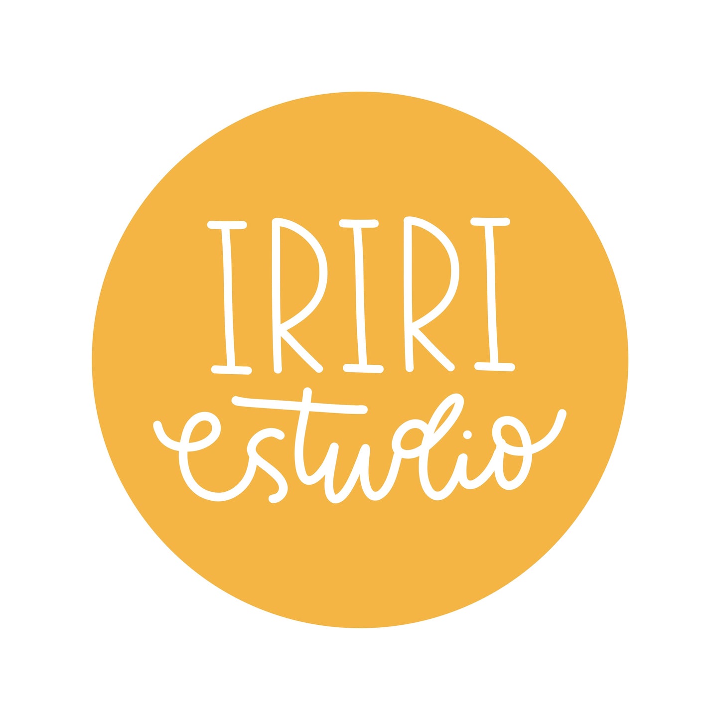 PEGATINA DTF LOGO IRIRI ESTUDIO - SCRAPBOOKING
