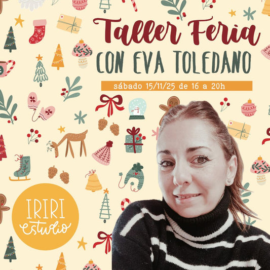 RESERVA TALLER CON EVA TOLEDANO EN LA FERIA SCRAP, CREA Y DECORA -  SÁBADO 15/11/25 DE 16 A 20H