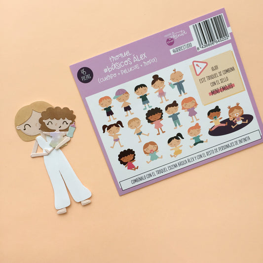 TROQUEL BÁSICOS ÁLEX - COL. INFINITA - SCRAPBOOKING
