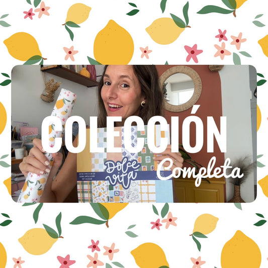 COLECCIÓN COMPLETA DOLCE VITA - SCRAPBOOKING