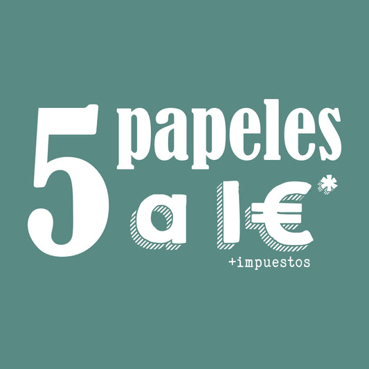KIT 5 PAPELES ALEATORIOS 12X12" - SCRAPBOOKING