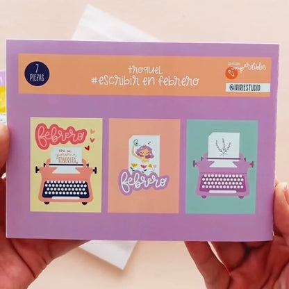KIT METÁLICA FEBRERO 2025 - SCRAPBOOKING