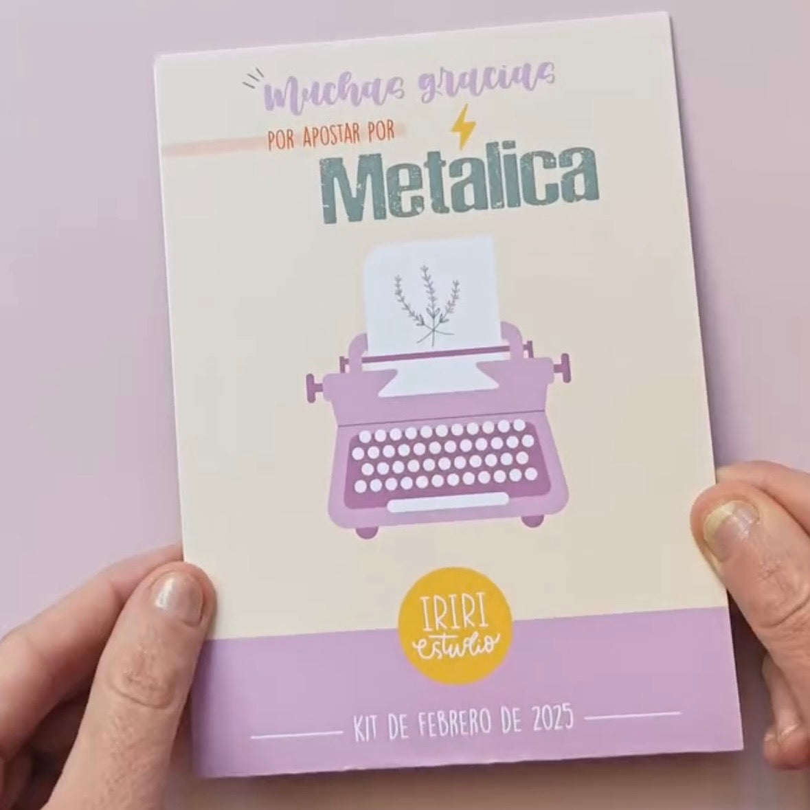 KIT METÁLICA FEBRERO 2025 - SCRAPBOOKING