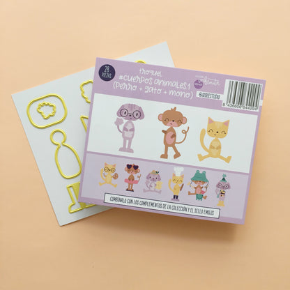 TROQUEL CUERPOS ANIMALES 1 - COL. INFINITA - SCRAPBOOKING