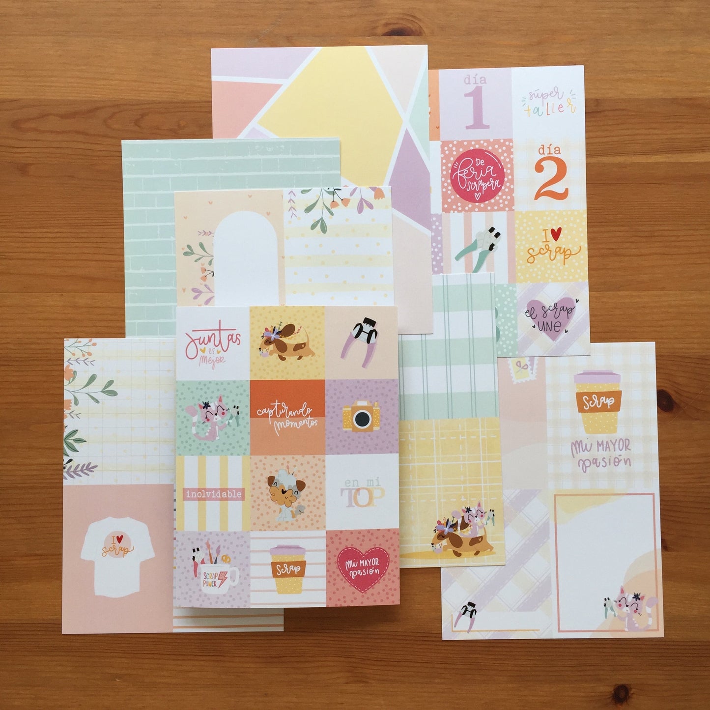 PACK TARJETAS EVENTO SCRAPERO - REPO BAJO PEDIDO - SCRAPBOOKING