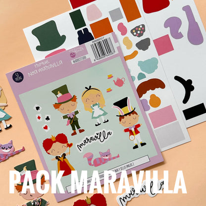 PACK MARAVILLA (troquel + troquelable) - COLEC. INFINITA - SCRAPBOOKING