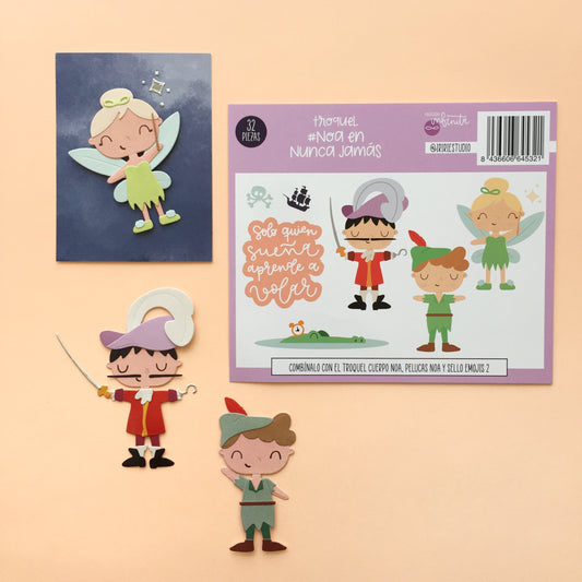 TROQUEL NOA EN NUNCA JAMÁS - COL. INFINITA - SCRAPBOOKING
