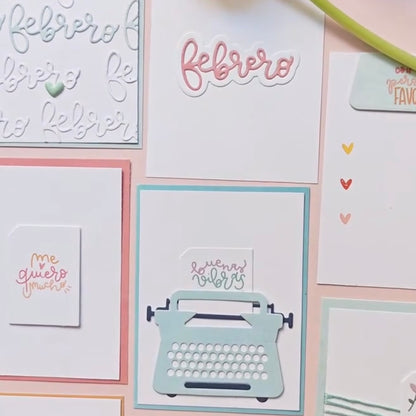 KIT METÁLICA FEBRERO 2025 - SCRAPBOOKING