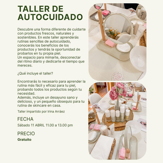 RESERVA TALLER AUTOCUIDADO - PRESENCIAL EN GC 11/04/26