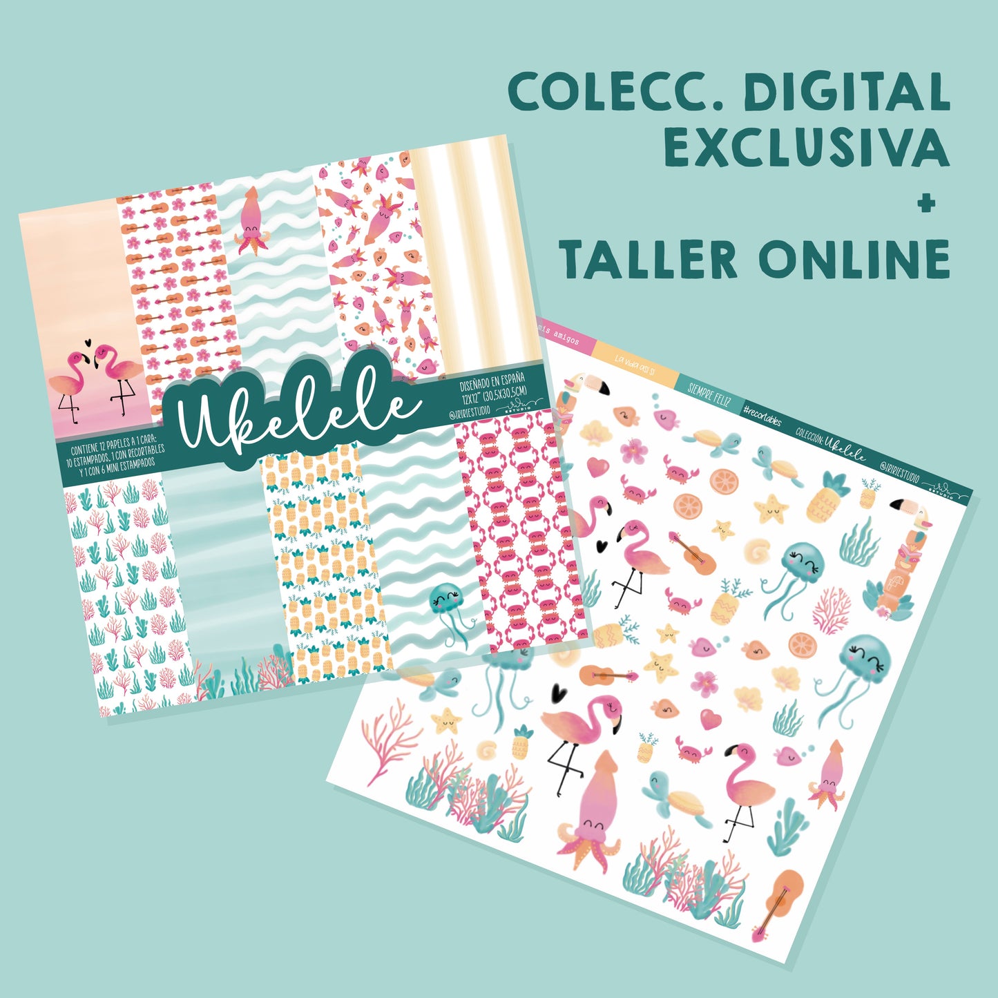 UKELELE: COLECC. DIGITAL EXCLUSIVA + TALLER ONLINE (COLAB. CON THE CREATIVE BUNDLE 2026) - SCRAPBOOKING