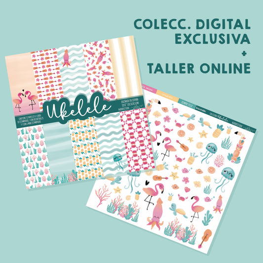 UKELELE: COLECC. DIGITAL EXCLUSIVA + TALLER ONLINE (COLAB. CON THE CREATIVE BUNDLE 2026) - SCRAPBOOKING